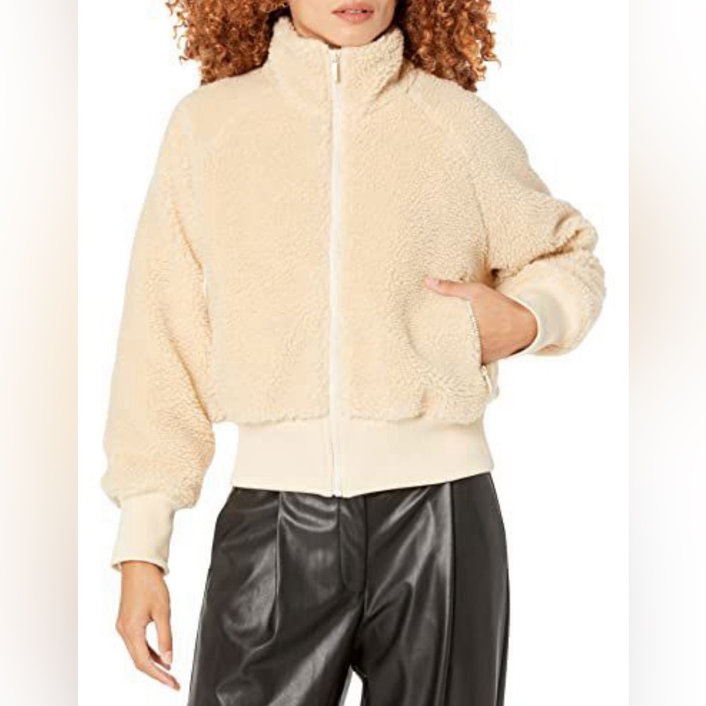 The Drop Women's Lee Sherpa Bomber Jacket (L)